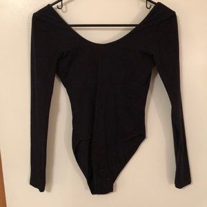 Long sleeved boat neck bodysuit!